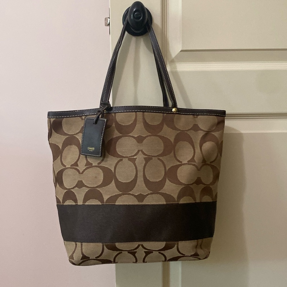 Vintage Coach tote bag